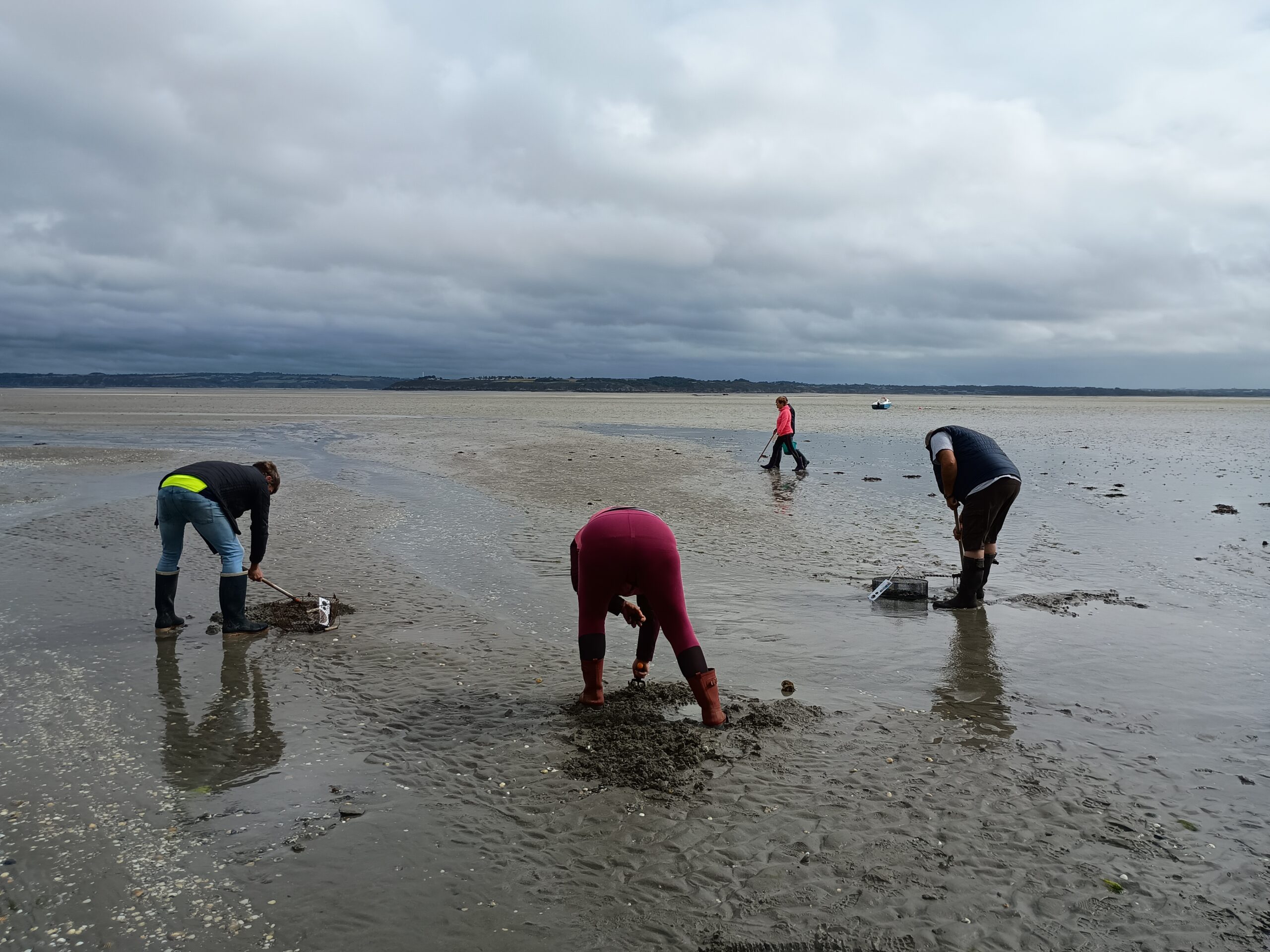 Pêcheurs de palourdes à St-Laurent de la Mer